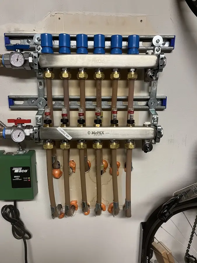 Plumber performing Leak Detection at a residential property in Ozark